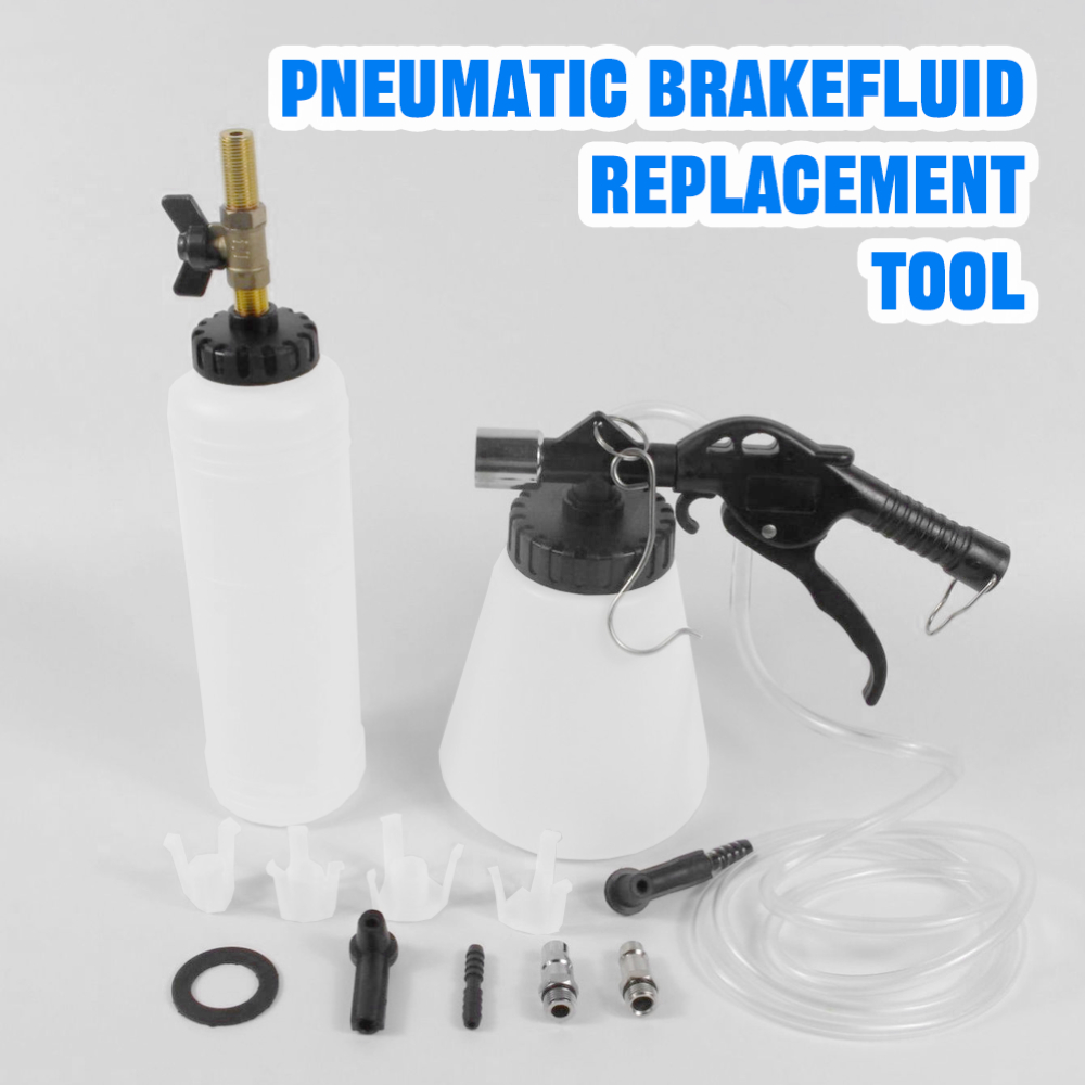 Brake Fluid - Zestaw do odpowietrzania hamulców pneumatycznych, pompa