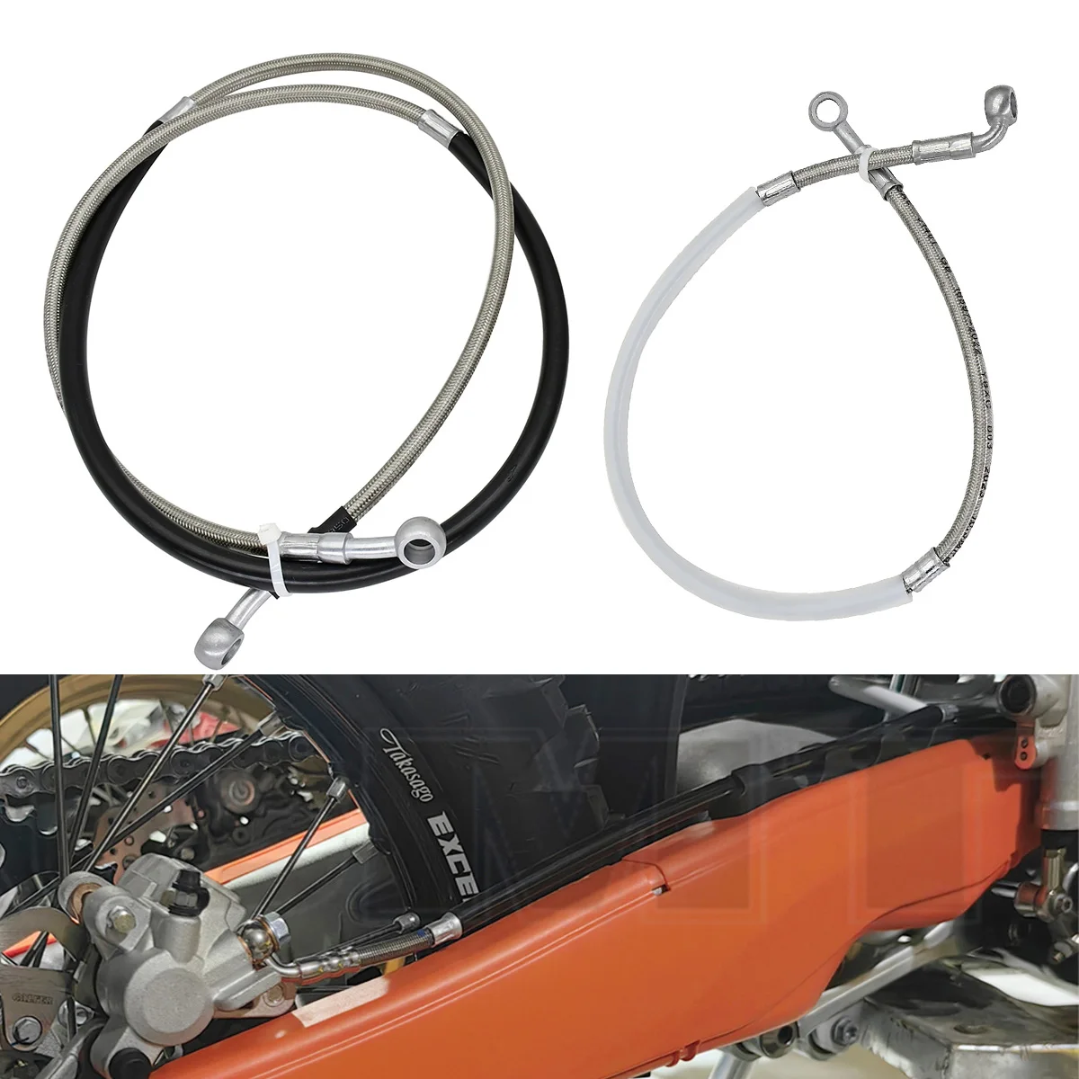 Motorcycle Brake Cable - Motocyklowy przedni lub tylny przewód olejowy