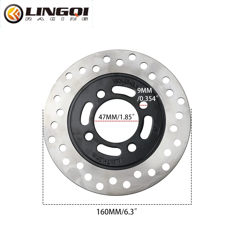 LINGQI RACING 160mm Tarcza ham – Brake Pads Bike recenzja i cena
