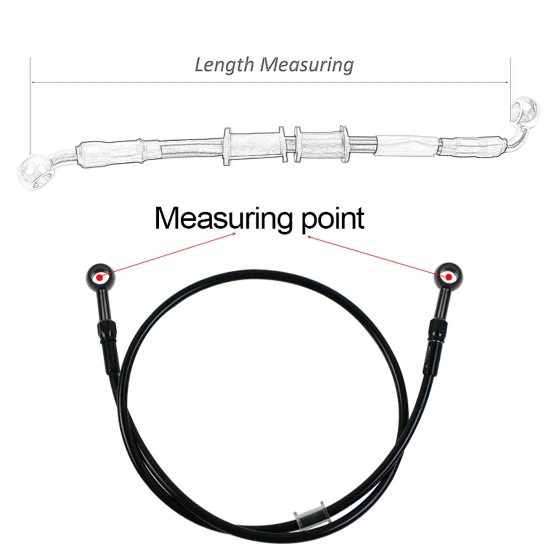 AN3 Pleciony wąż hamulcowy Mot – Motorcycle Brake Cable recenzja i cena